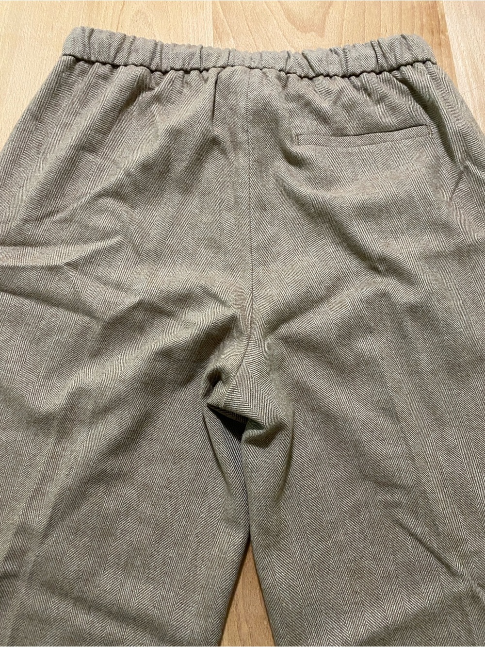 Banana Republic Wool Wide Leg Women’s Drawstring Pants brown - Picture 7 of 12